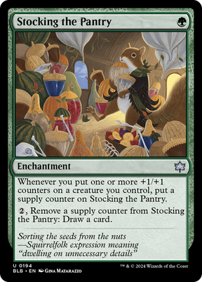 Magic: The Gathering - Stocking the Pantry Foil - Bloomburrow