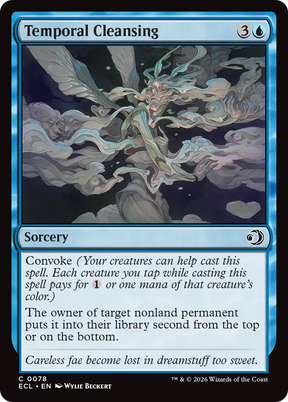 Magic: The Gathering - Temporal Cleansing Foil - Lorwyn Eclipsed