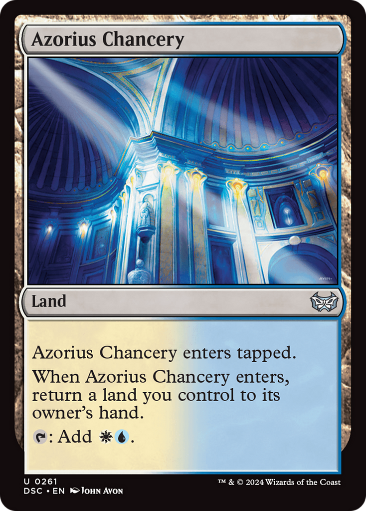 Magic: The Gathering - Azorius Chancery - Duskmourn: House of Horror Commander