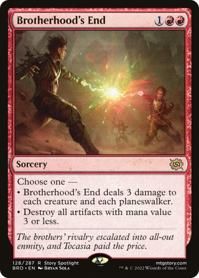 Magic: The Gathering - Brotherhood's End Foil - The Brothers' War