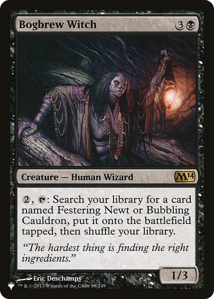 Magic: The Gathering - Bogbrew Witch - The List