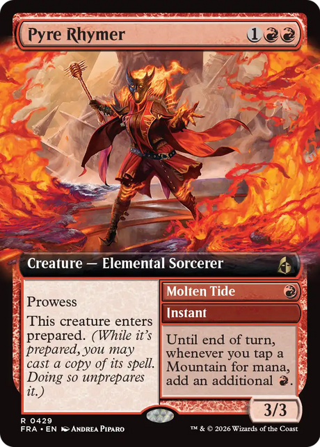 Magic: The Gathering - Pyre Rhymer // Molten Tide - Reality Fracture