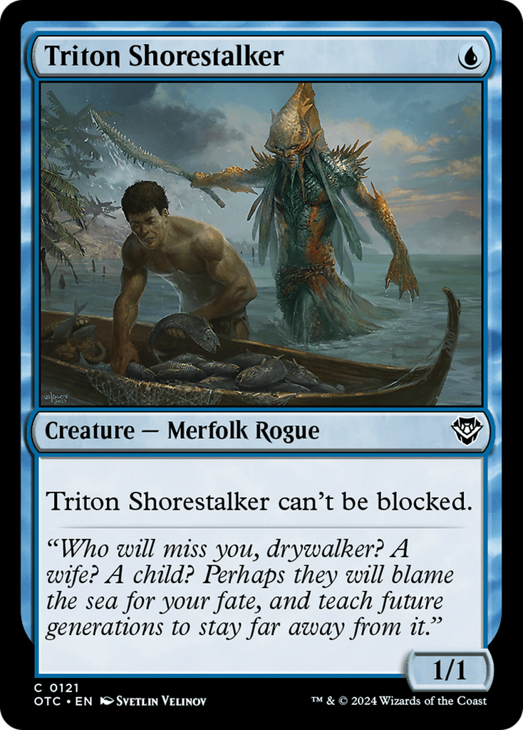 Magic: The Gathering - Triton Shorestalker - Outlaws of Thunder Junction Commander