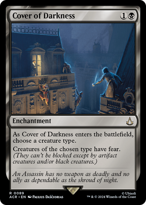 Magic: The Gathering - Cover of Darkness - Assassin's Creed