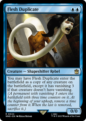 Magic: The Gathering - Flesh Duplicate Foil - Doctor Who