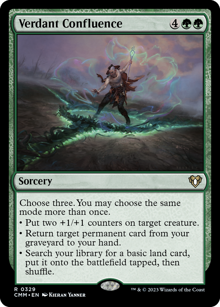 Magic: The Gathering - Verdant Confluence Foil - Commander Masters