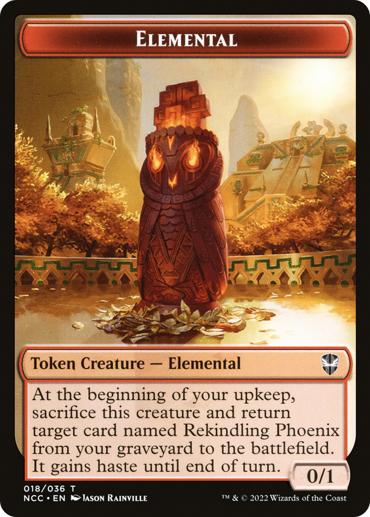 Magic: The Gathering - Elemental Token - New Capenna Commander Tokens