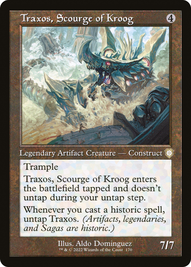 Magic: The Gathering - Traxos, Scourge of Kroog - The Brothers' War Commander