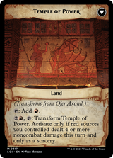 Magic: The Gathering - Ojer Axonil, Deepest Might // Temple of Power - The Lost Caverns of Ixalan