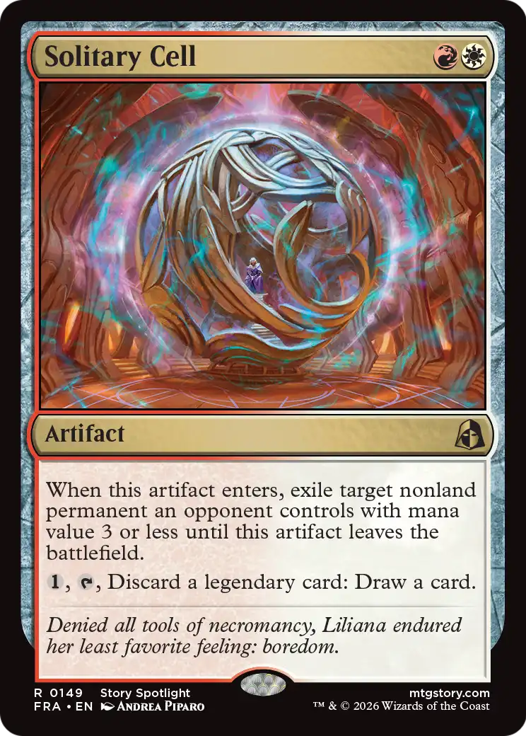 Magic: The Gathering - Solitary Cell Foil - Reality Fracture