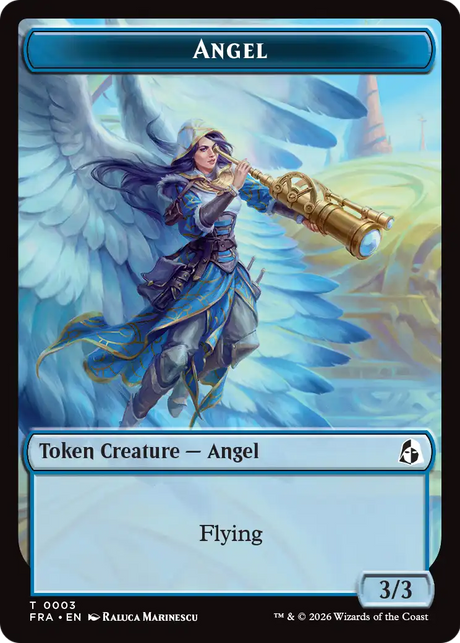 Magic: The Gathering - Angel Token - Reality Fracture Tokens