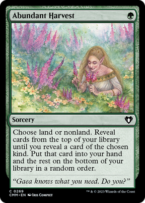 Magic: The Gathering - Abundant Harvest - Commander Masters