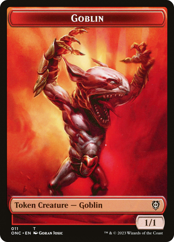 Magic: The Gathering - Goblin Token - Phyrexia: All Will Be One Commander Tokens