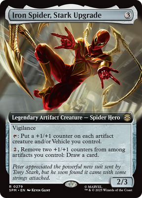 Magic: The Gathering - Iron Spider, Stark Upgrade Foil - Marvel's Spider-Man