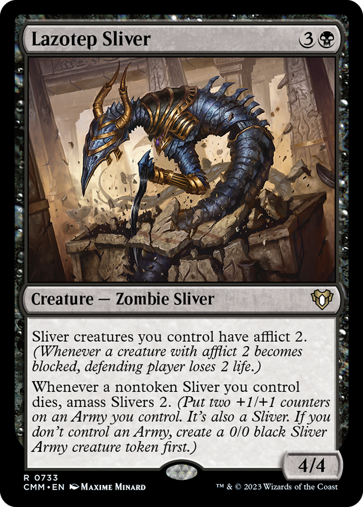 Magic: The Gathering - Lazotep Sliver - Commander Masters