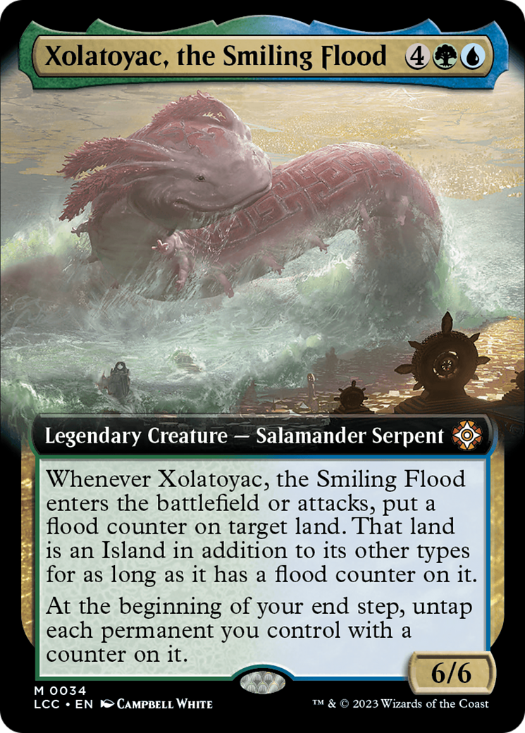 Magic: The Gathering - Xolatoyac, the Smiling Flood Foil - The Lost Caverns of Ixalan Commander