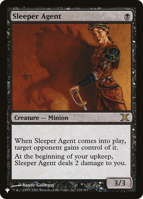 Magic: The Gathering - Sleeper Agent - The List