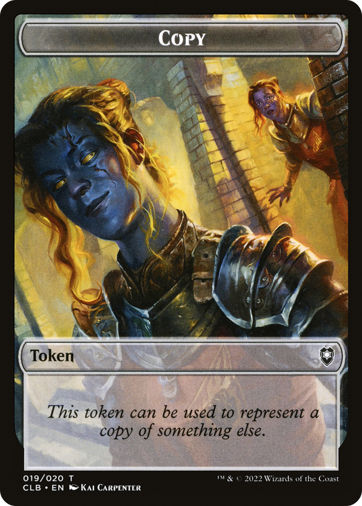 Magic: The Gathering - Copy Token - Battle for Baldur's Gate Tokens