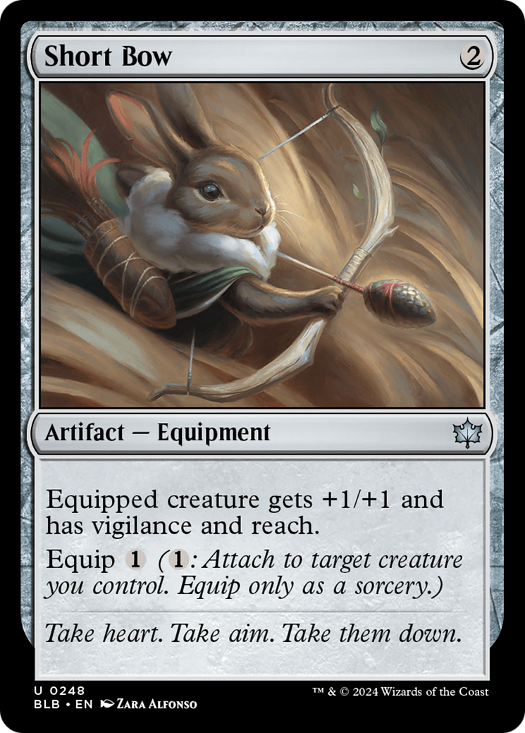 Magic: The Gathering - Short Bow Foil - Bloomburrow