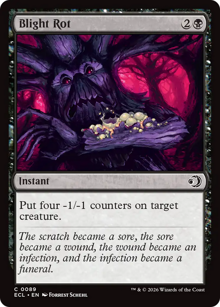 Magic: The Gathering - Blight Rot Foil - Lorwyn Eclipsed