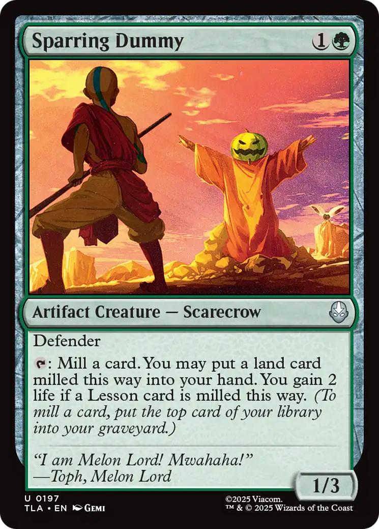 Magic: The Gathering - Sparring Dummy Foil - Avatar: The Last Airbender