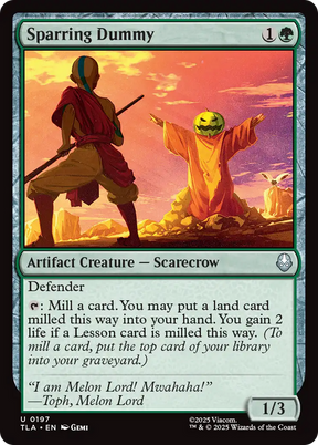 Magic: The Gathering - Sparring Dummy Foil - Avatar: The Last Airbender