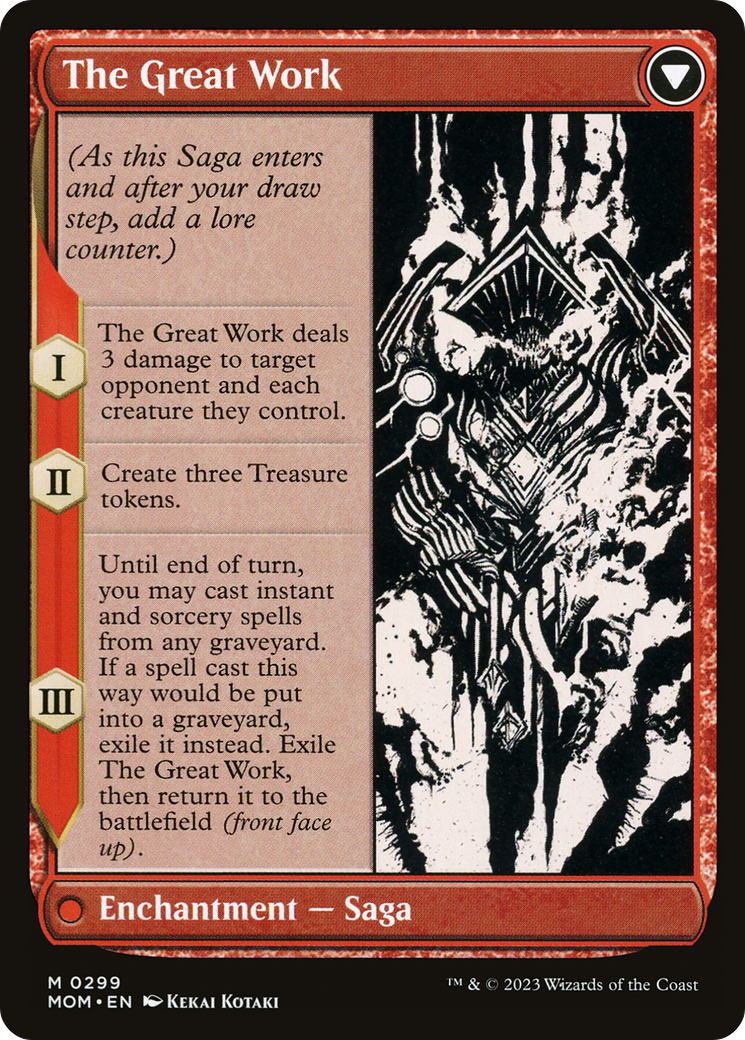 Magic: The Gathering - Urabrask // The Great Work - March of the Machine