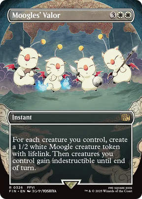 Magic: The Gathering - Moogles' Valor Foil - Final Fantasy