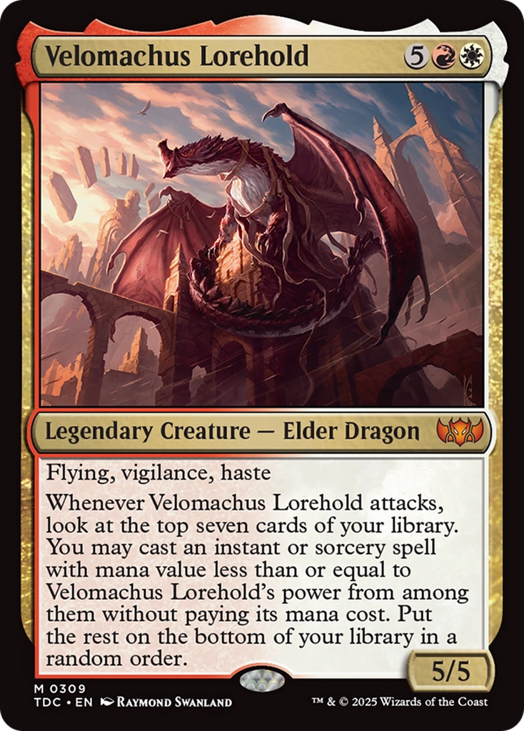 Magic: The Gathering - Velomachus Lorehold - Tarkir: Dragonstorm Commander