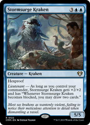 Magic: The Gathering - Stormsurge Kraken - Commander Masters