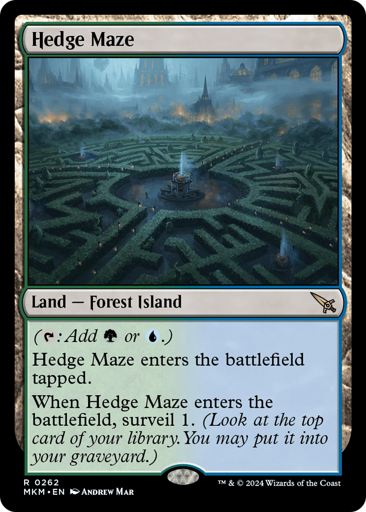 Magic: The Gathering - Hedge Maze Foil - Murders at Karlov Manor