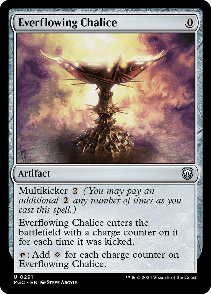 Magic: The Gathering - Everflowing Chalice - Modern Horizons 3 Commander