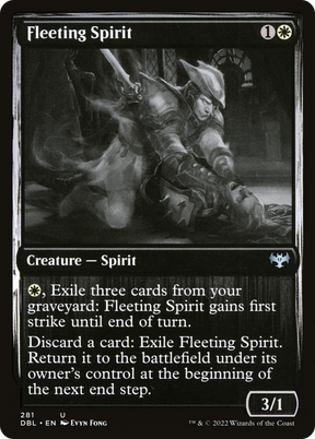Magic: The Gathering - Fleeting Spirit Foil - Innistrad: Double Feature