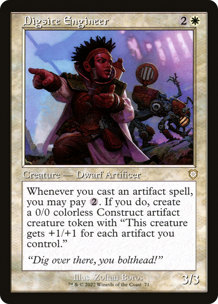 Magic: The Gathering - Digsite Engineer - The Brothers' War Commander