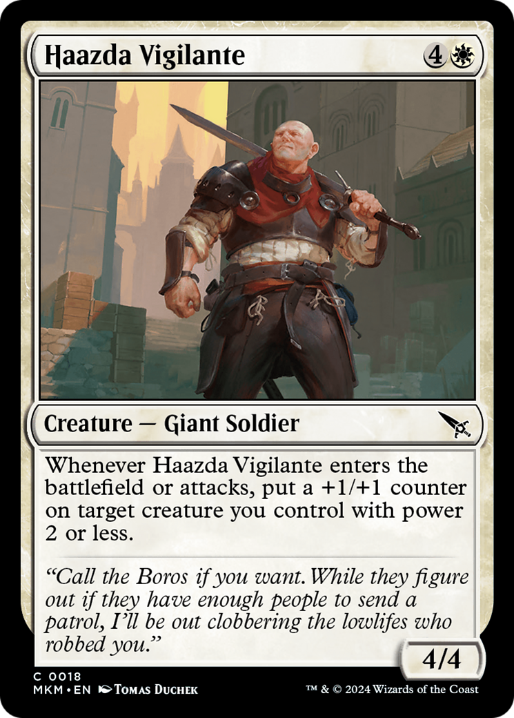 Magic: The Gathering - Haazda Vigilante Foil - Murders at Karlov Manor
