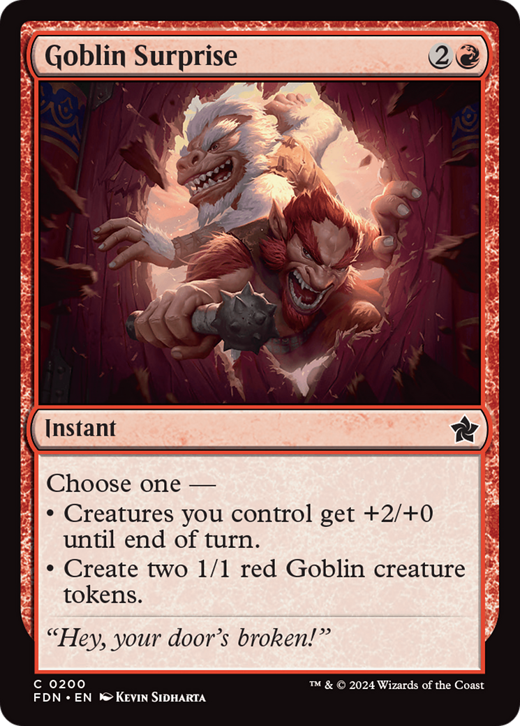 Magic: The Gathering - Goblin Surprise - Foundations