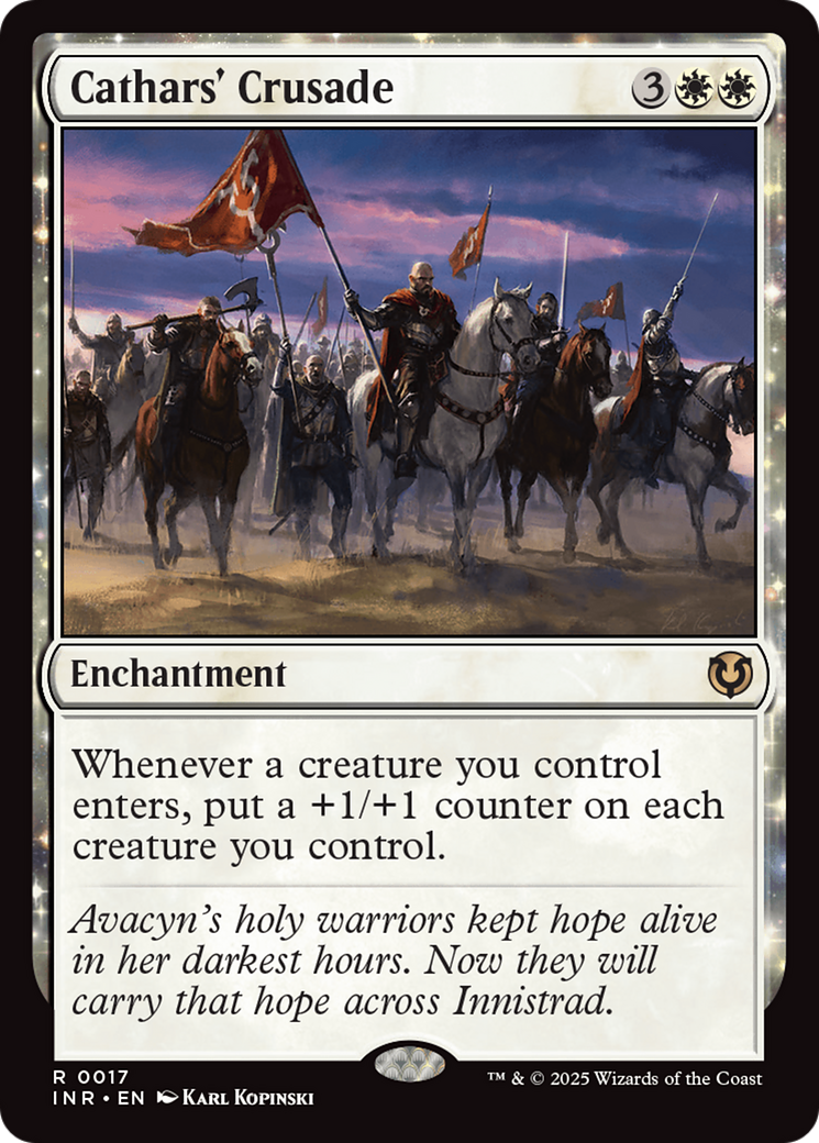 Magic: The Gathering - Cathars' Crusade Foil - Innistrad Remastered