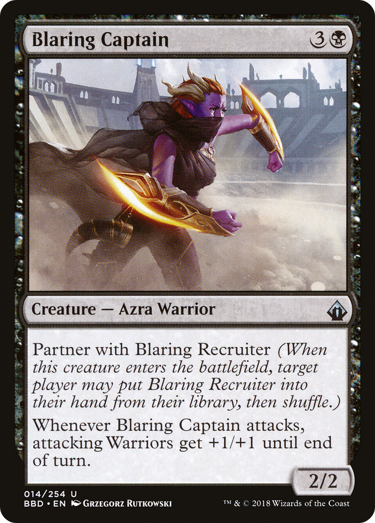 Magic: The Gathering - Blaring Captain Foil - Battlebond