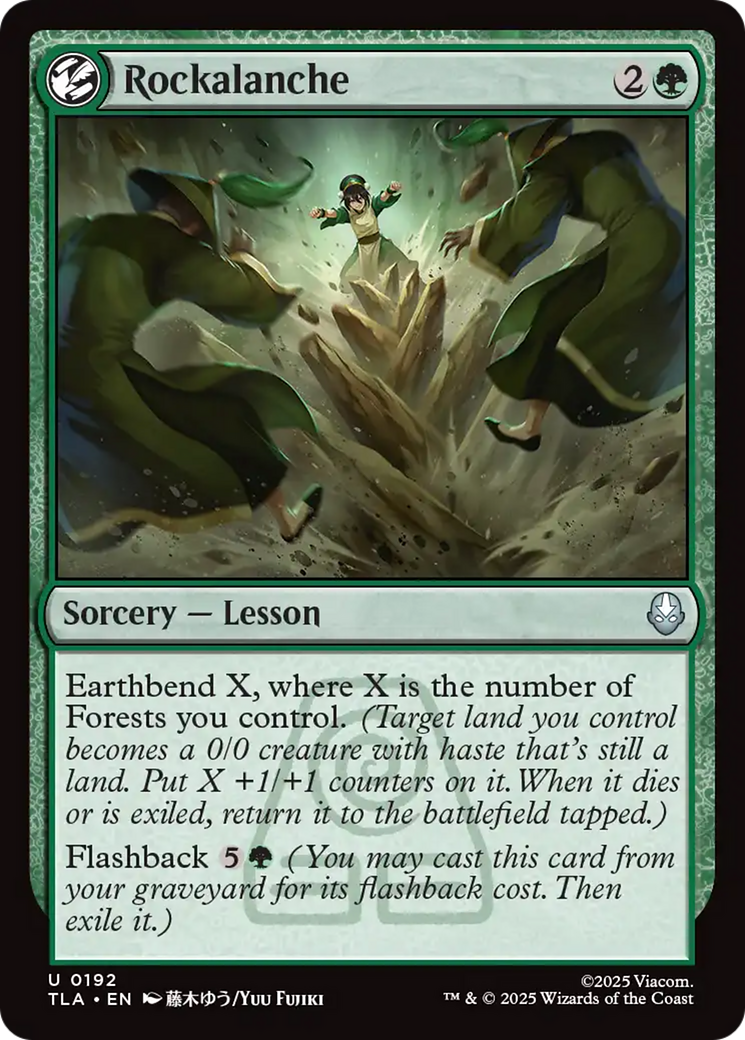 Magic: The Gathering - Rockalanche - Avatar: The Last Airbender