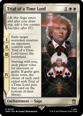 Magic: The Gathering - Trial of a Time Lord Foil - Doctor Who