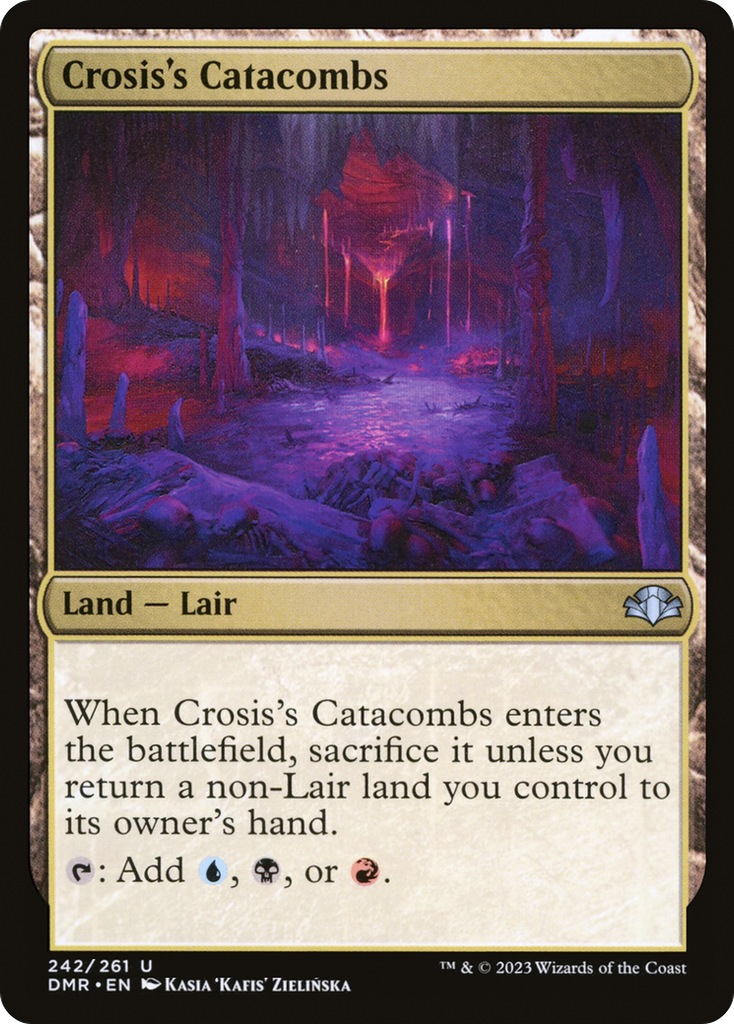 Magic: The Gathering - Crosis's Catacombs Foil - Dominaria Remastered