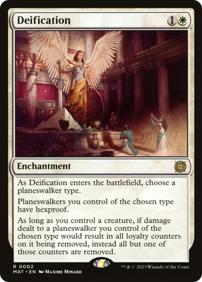 Magic: The Gathering - Deification Foil - March of the Machine: The Aftermath