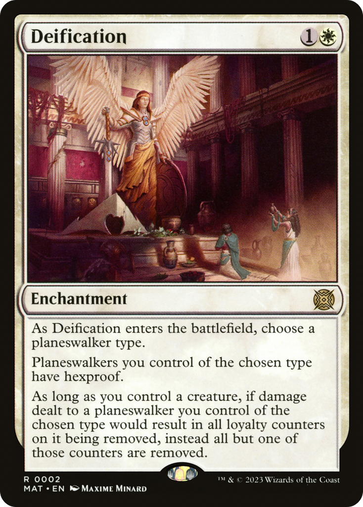 Magic: The Gathering - Deification Foil - March of the Machine: The Aftermath