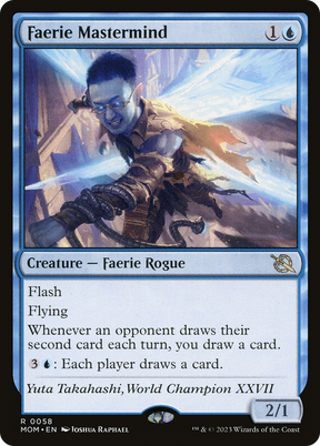 Magic: The Gathering - Faerie Mastermind Foil - March of the Machine