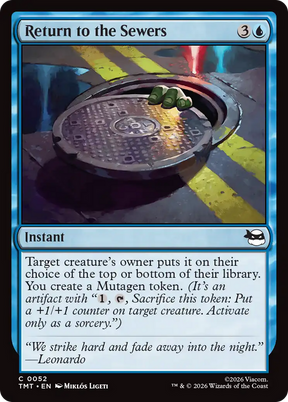 Magic: The Gathering - Return to the Sewers Foil - Teenage Mutant Ninja Turtles