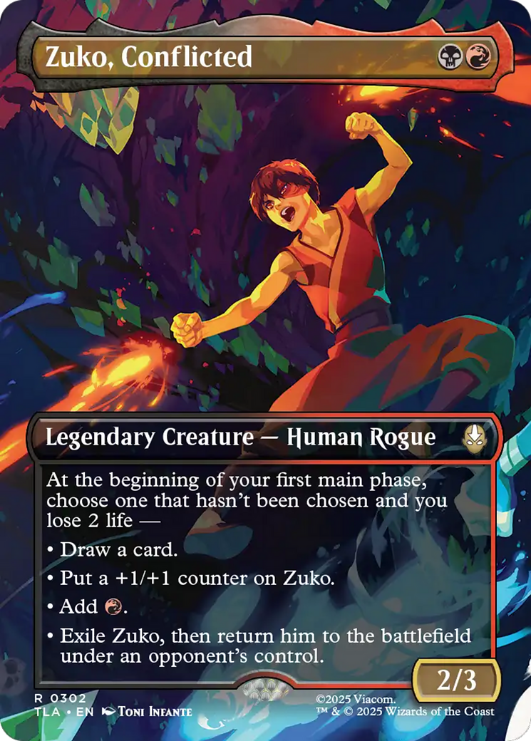 Magic: The Gathering - Zuko, Conflicted Foil - Avatar: The Last Airbender