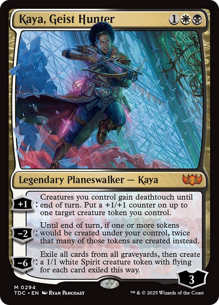 Magic: The Gathering - Kaya, Geist Hunter - Tarkir: Dragonstorm Commander