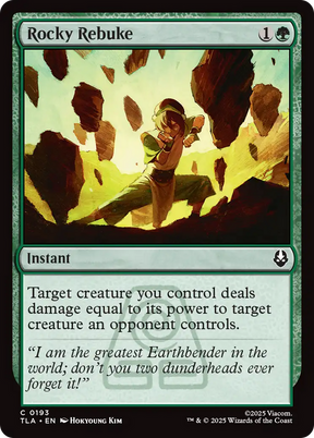 Magic: The Gathering - Rocky Rebuke - Avatar: The Last Airbender
