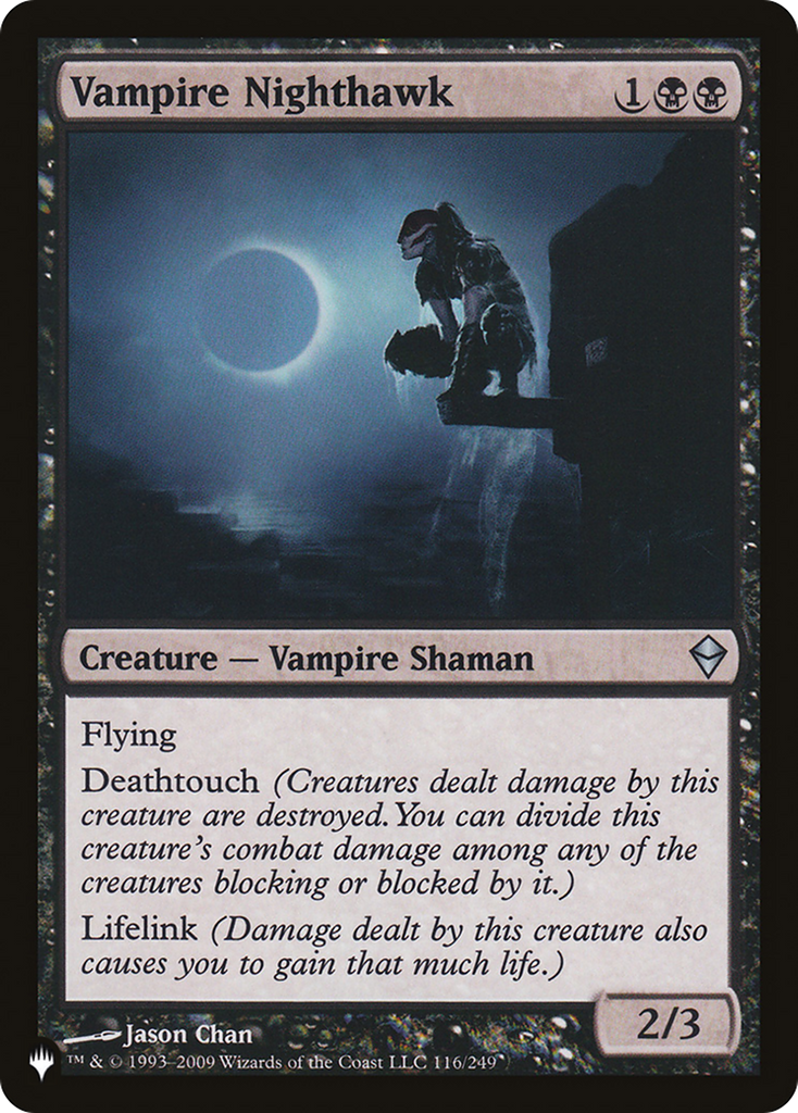 Magic: The Gathering - Vampire Nighthawk - The List