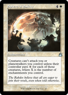 Magic: The Gathering - Sphere of Safety Foil - Ravnica Remastered